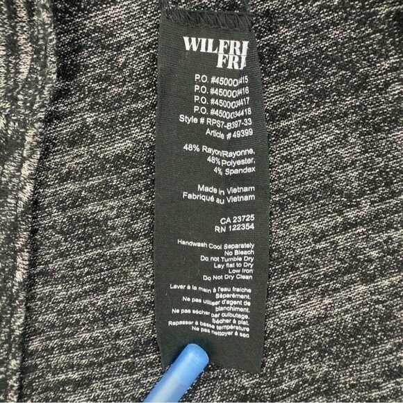 Wilfred Free NWT Anmari Dress Heather Black Women's Size Medium Art # 49399 - Picture 9 of 9